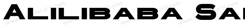Alilibaba SansBold字体转换